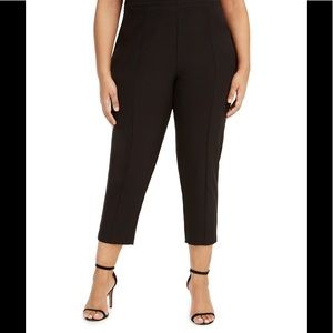 Adrianna Papell Plus Size Cropped
Straight-Leg Pants